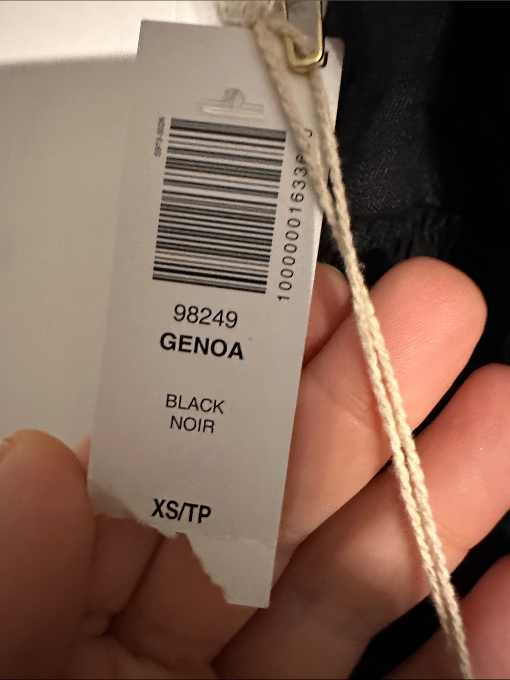 NWT Aritzia Wilfred Genoa Linen Midi Dress Black XS - Picture 4 of 6